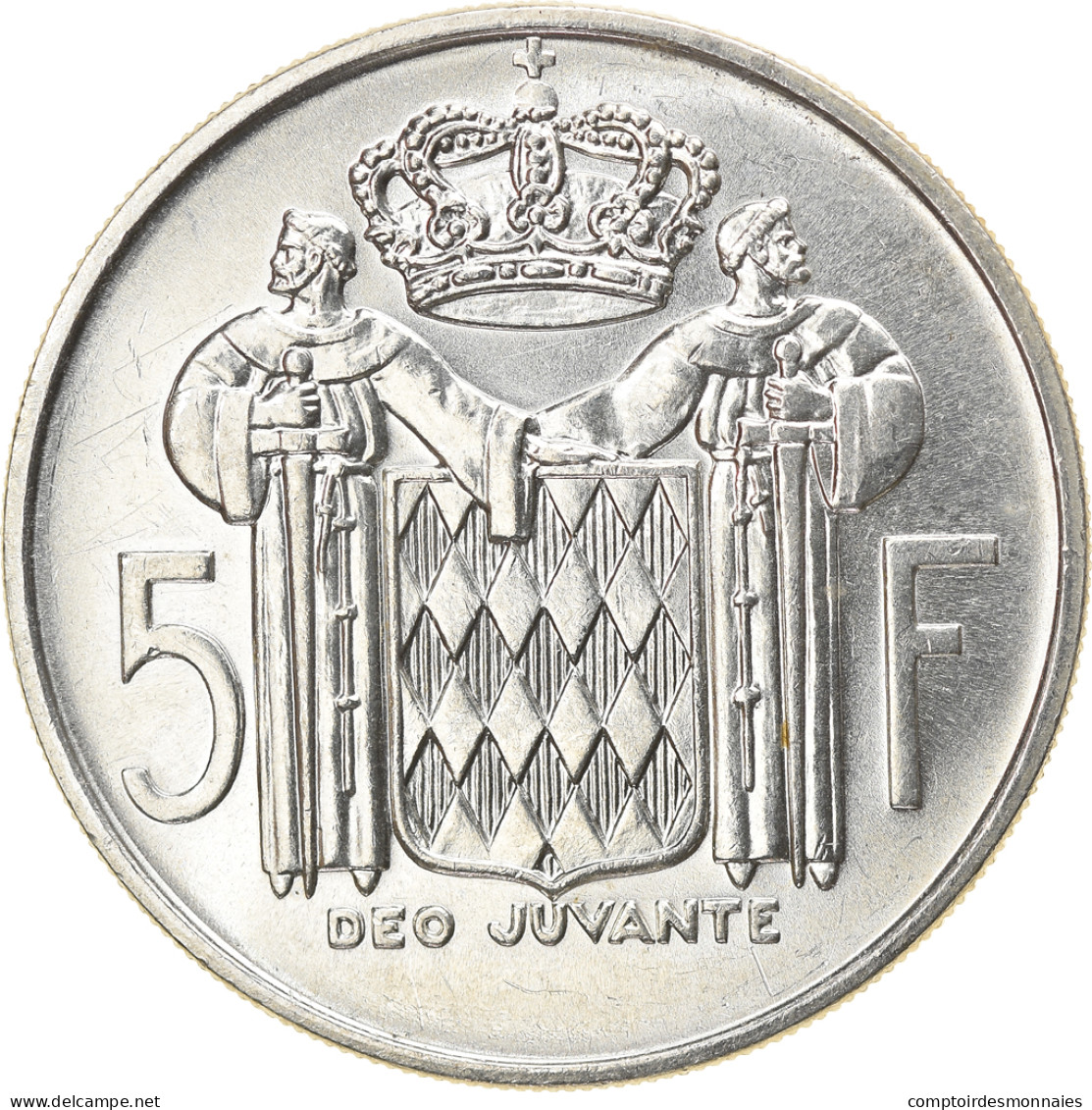 Monnaie, Monaco, Rainier III, 5 Francs, 1966, SPL, Argent, KM:141 - 1960-2001 Nouveaux Francs