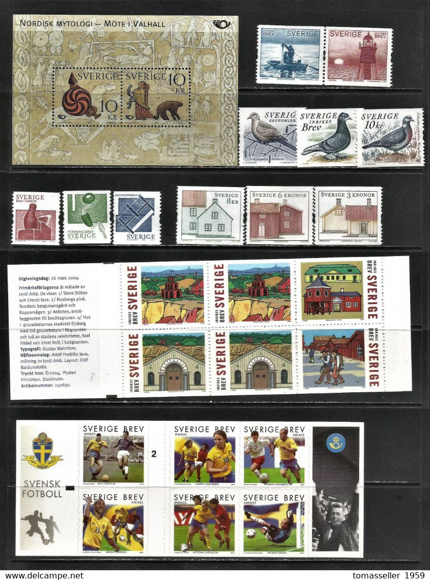 Sweden 2004 -  Year Set. MNH - Neufs