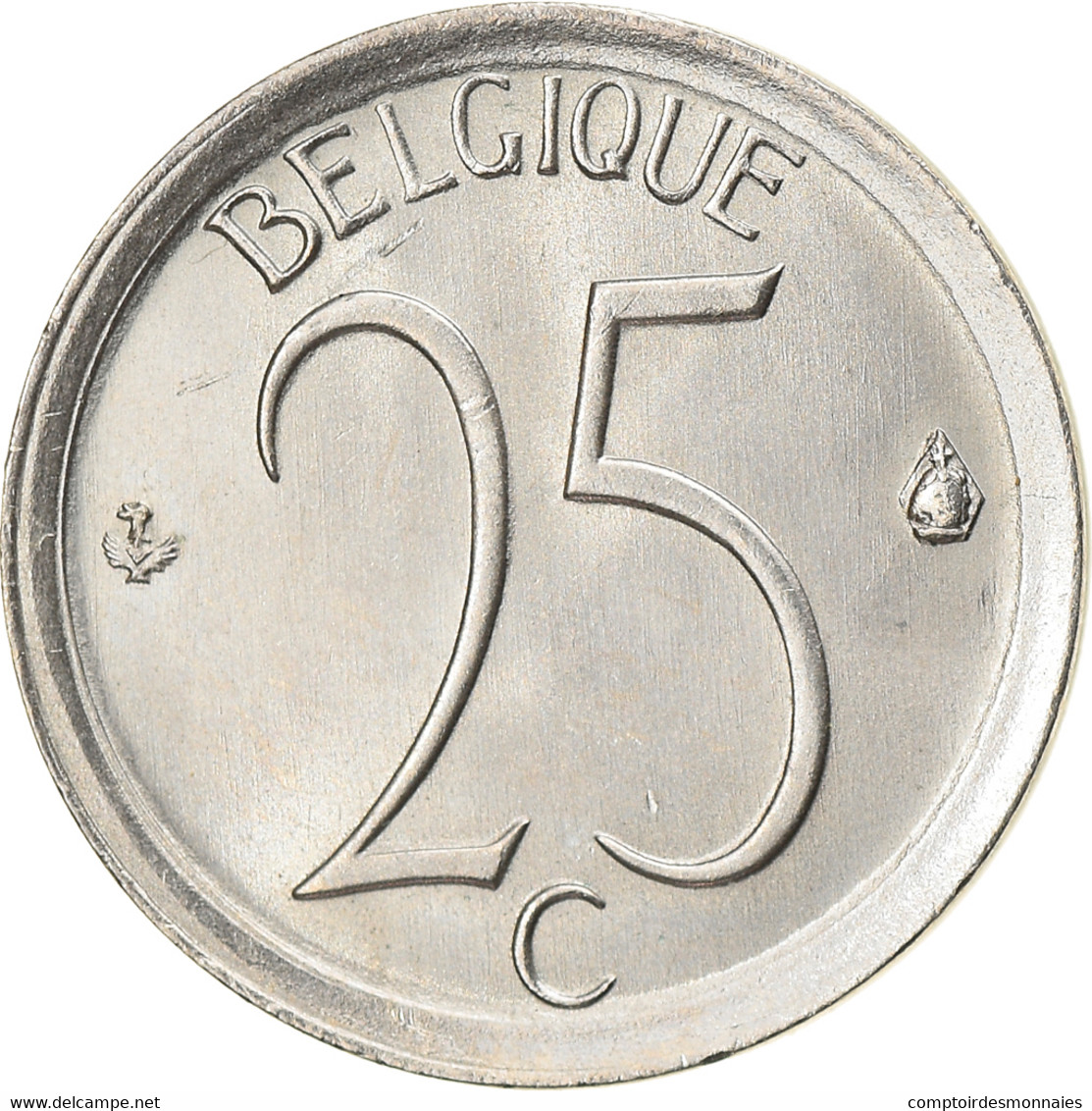 Monnaie, Belgique, 25 Centimes, 1971, Bruxelles, SUP, Copper-nickel, KM:153.2 - 25 Centimes