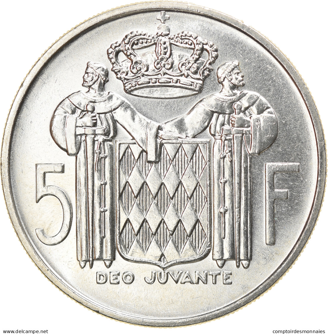 Monnaie, Monaco, Rainier III, 5 Francs, 1966, SUP+, Argent, Gadoury:MC 152 - 1960-2001 Nouveaux Francs
