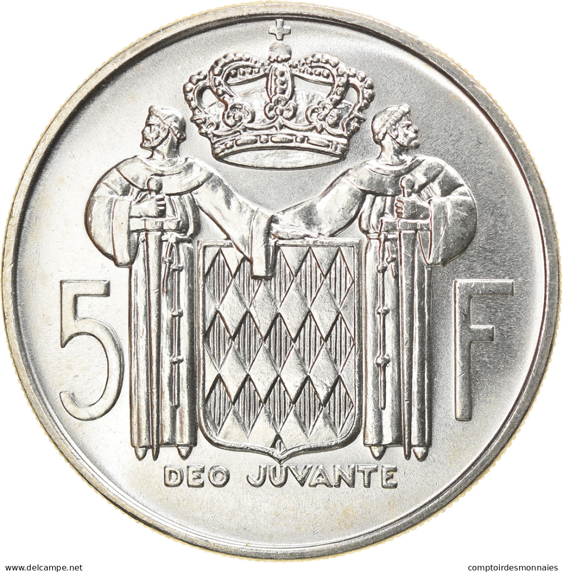 Monnaie, Monaco, Rainier III, 5 Francs, 1966, SPL, Argent, Gadoury:MC 152 - 1960-2001 Nouveaux Francs