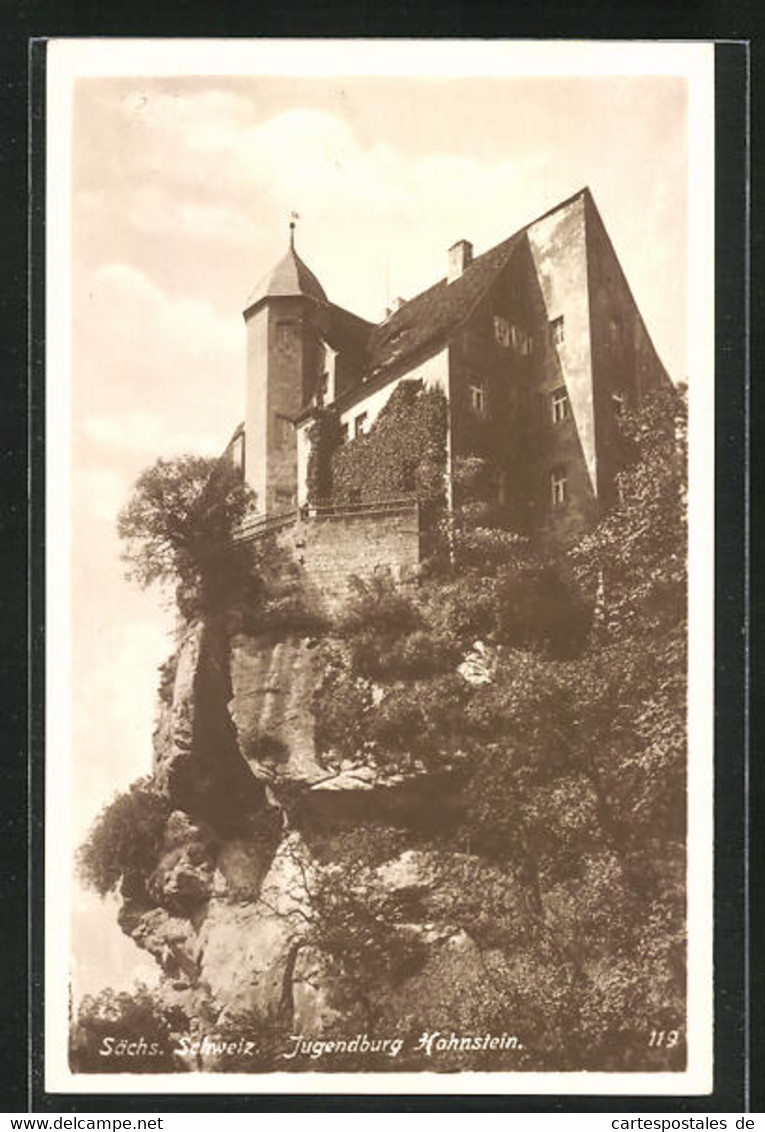 AK Hohnstein / Sächs. Schweiz, Jugendburg Hohnstein - Hohnstein (Saechs. Schweiz)