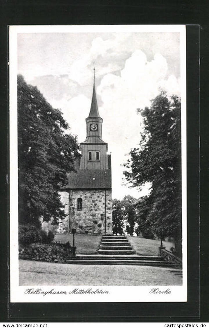 AK Kellinghusen, Treppen An Der Kirche - Kellinghusen