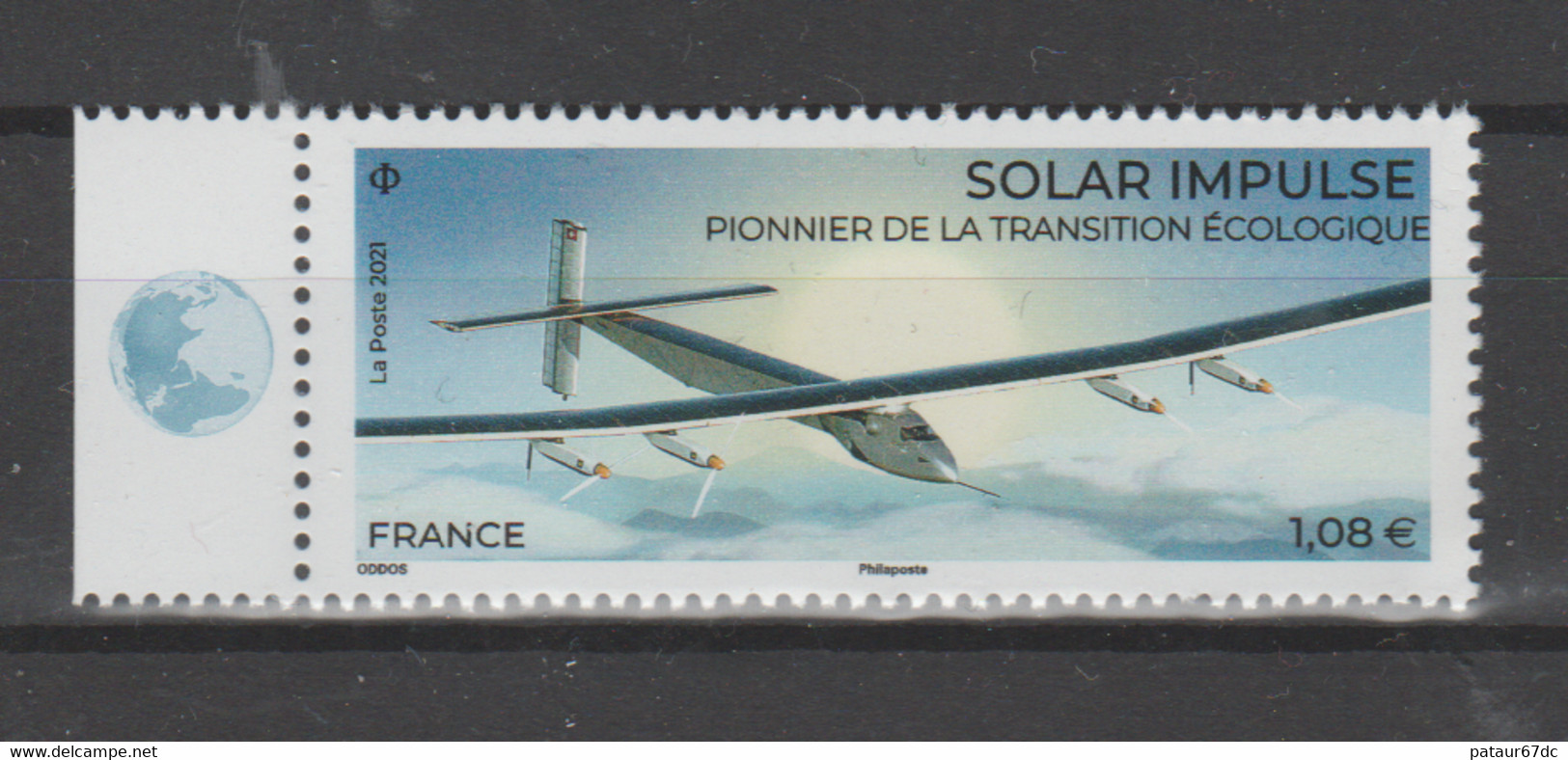 FRANCE / 2021 / Y&T N° 5506 ** : Solar Impulse X 1 BdF G - Neufs