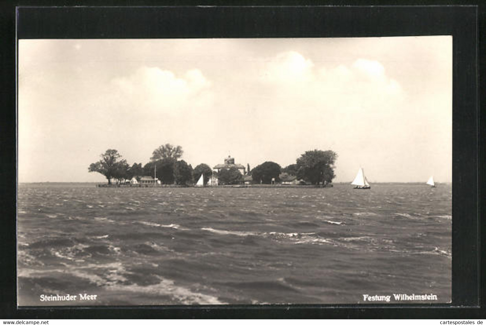 AK Wilhelmstein, Blick über Das Steinhuder Meer Zur Festung - Steinhude