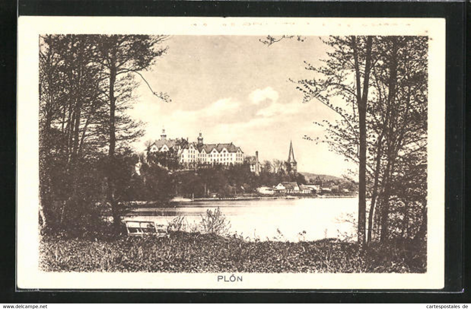 AK Plön, Blick Auf Schloss Und Kirche - Ploen