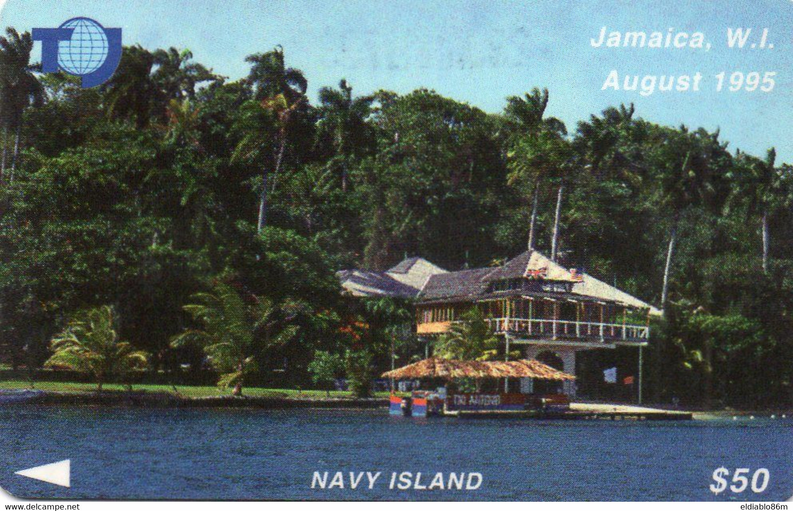 JAMAICA - GPT - CABLE & WIRELESS - NAVY ISLAND - 23JAMA (HIGHLY USED) - Jamaïque