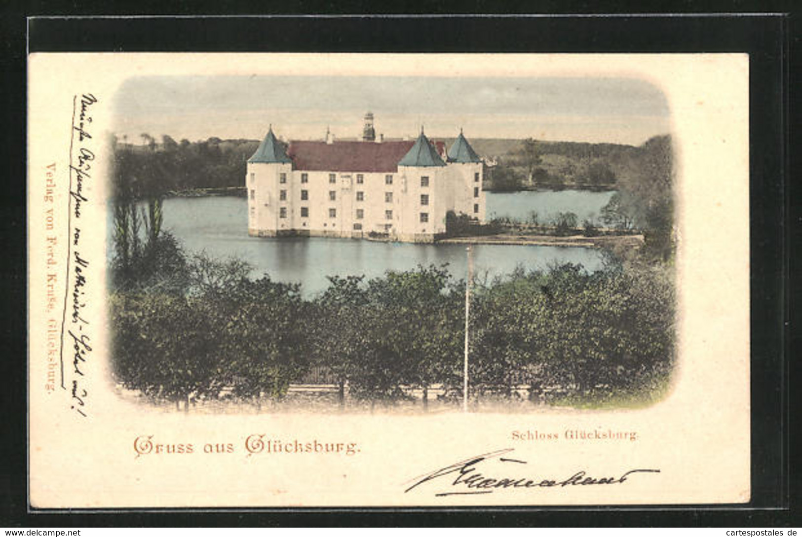 AK Glücksburg /Ostsee, Schloss Am Wasser - Glücksburg