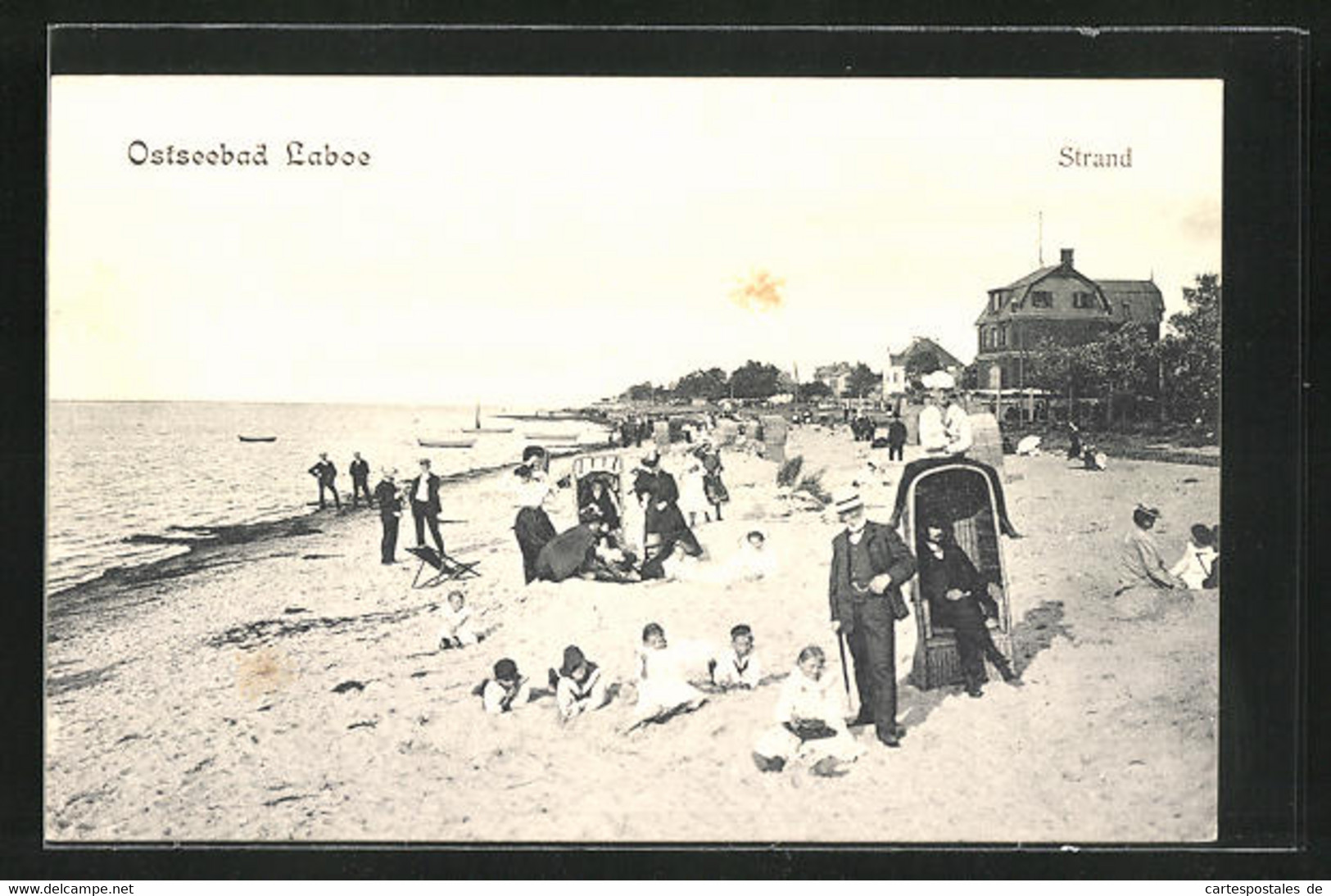 AK Laboe, Strandleben An Einem Sommertag - Laboe