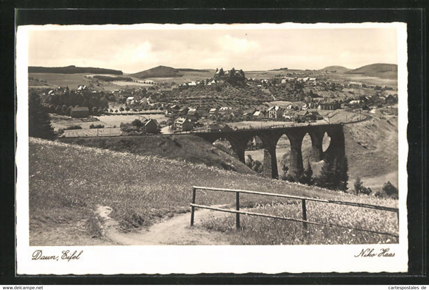 AK Daun /Eifel, Gesamtansicht Mit Viadukt - Daun