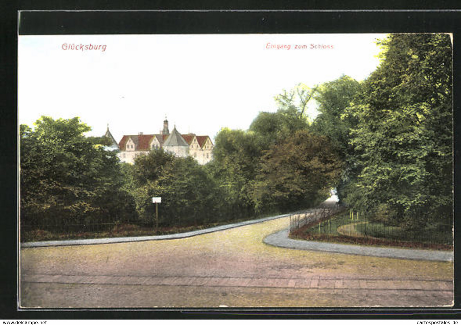 AK Glücksburg, Eingang Zum Schloss - Gluecksburg