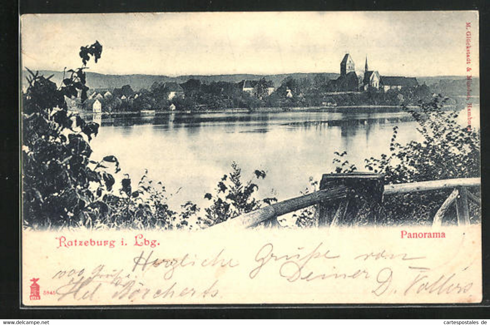 AK Ratzeburg I. Lbg., Panoramablick Auf Die Ortschaft - Ratzeburg