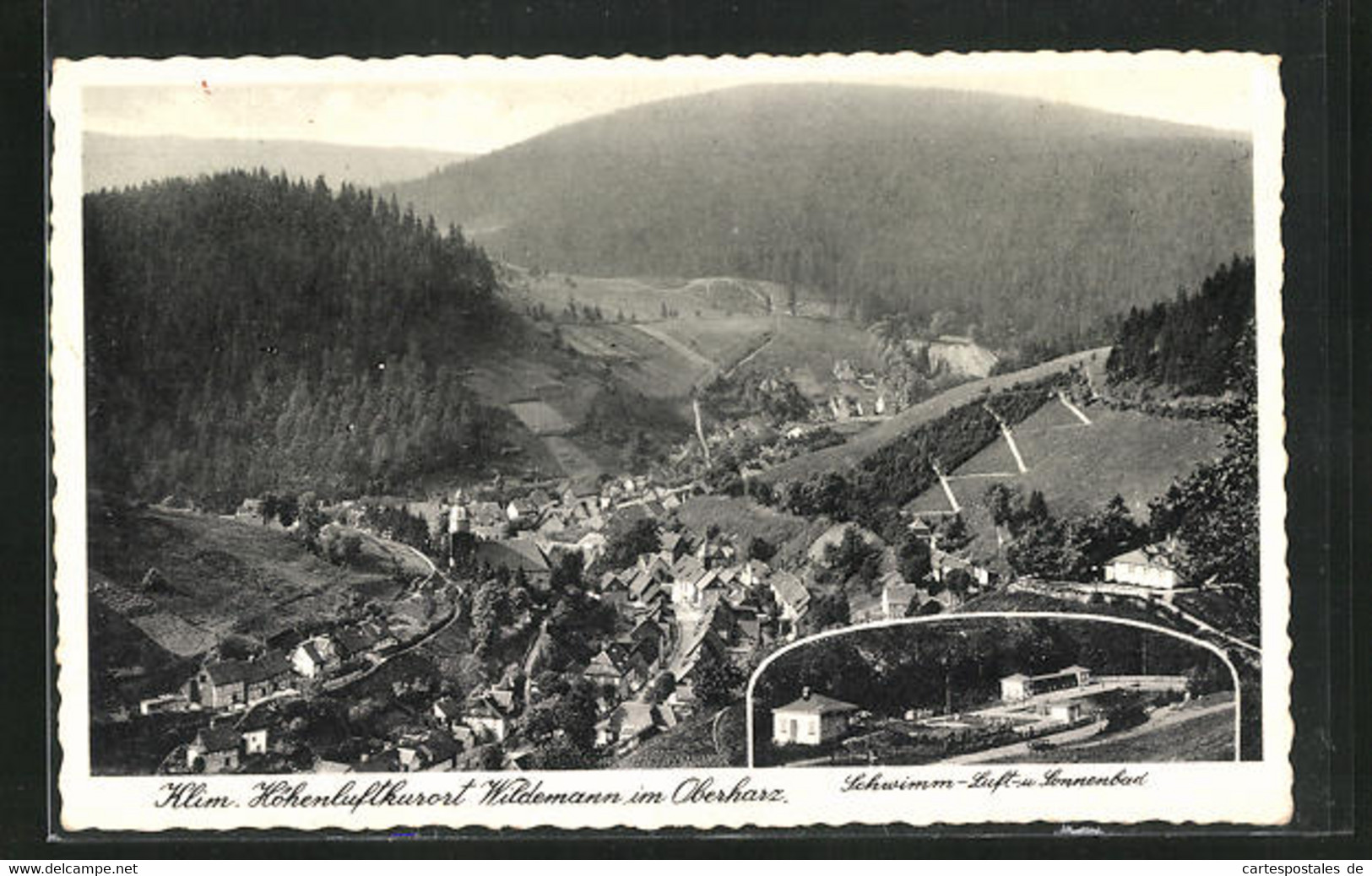 AK Wildemann I. Oberharz, Schwimm-, Luft- Und Sonnenbad - Wildemann