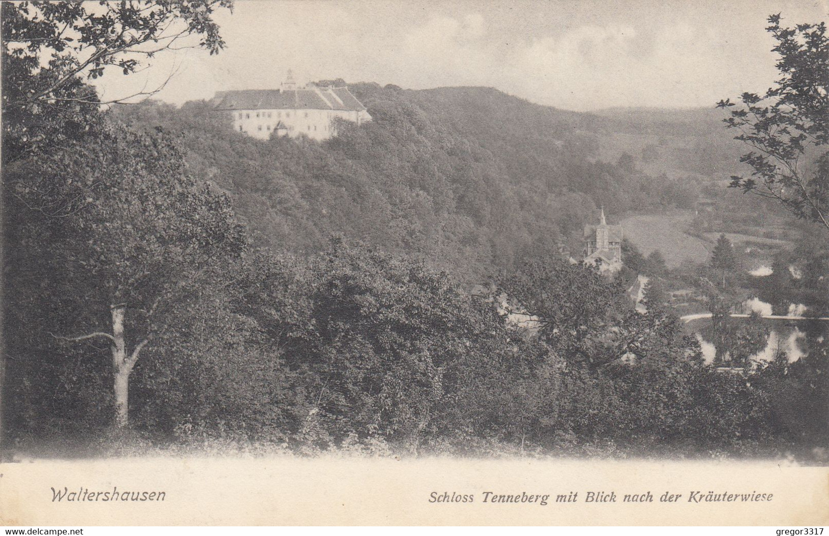 6356) WALTERSHAUSEN - Schloss TENNEBERG Mit Blick Nach Der Kräuterwiese - SEHR ALT !! 29.7.1911 !! - Waltershausen