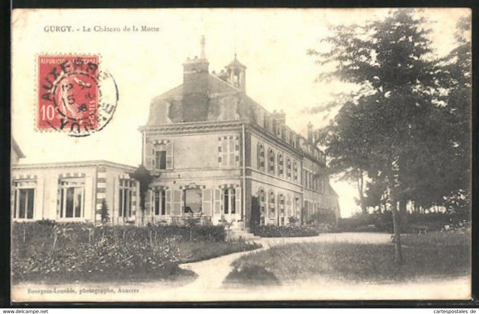 CPA Gurgy, Le Chateau De La Motte - Gurgy