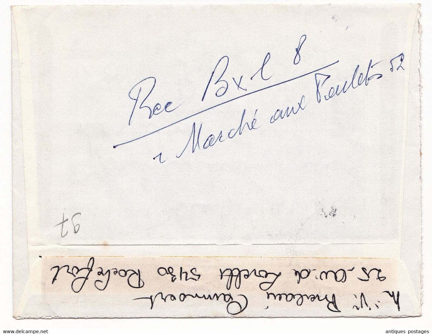 Lettre 1972 Recommandée Rochefort Belgique Controleur Des Contributions De Bruxelles - Lettres & Documents