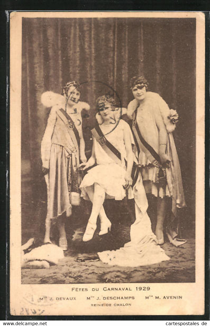 AK Chalon Sur Saone, Fetes Du Carnaval 1929, Fasching - Carnaval