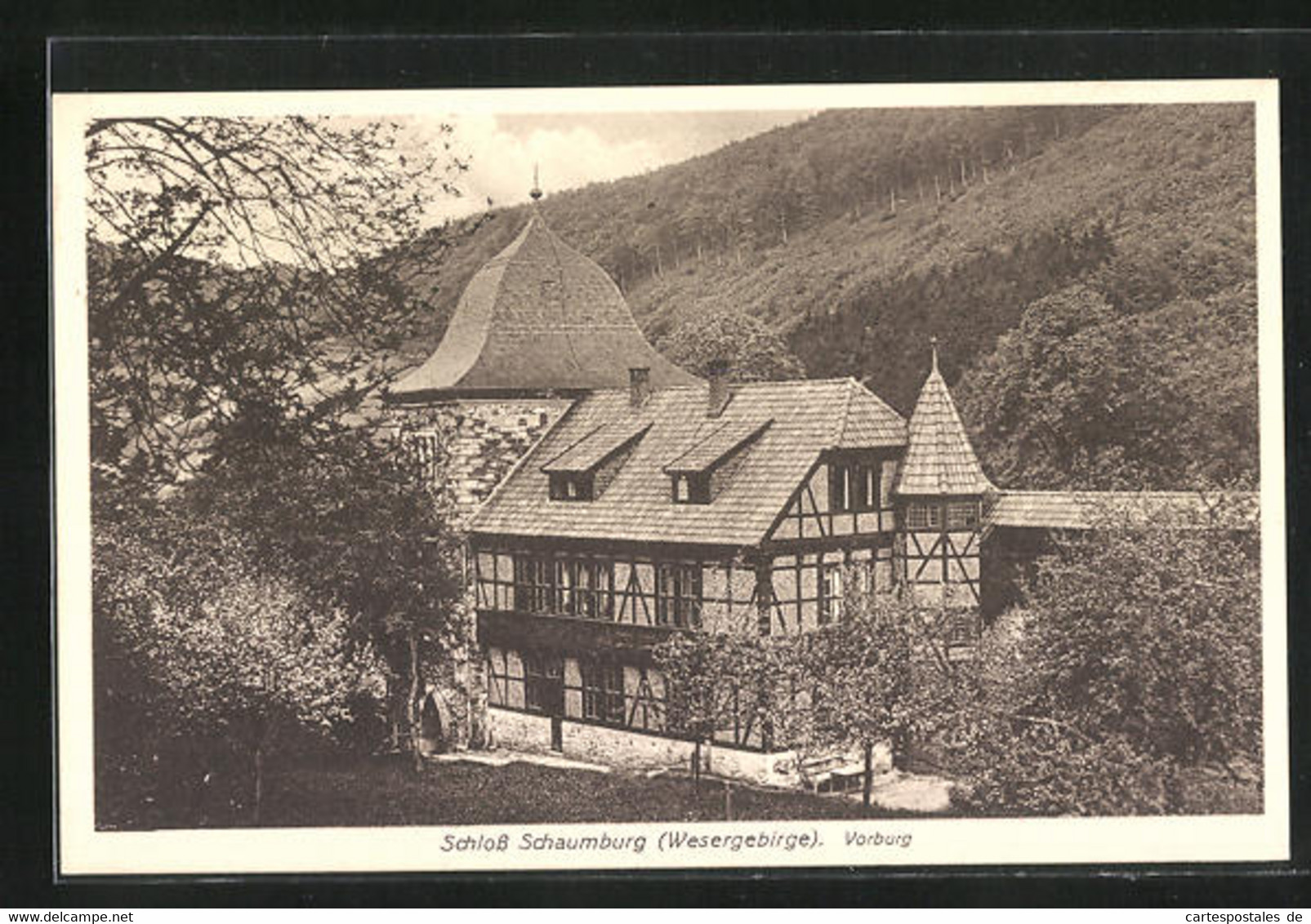 AK Rinteln, Die Vorburg Von Schloss Schaumburg - Schaumburg