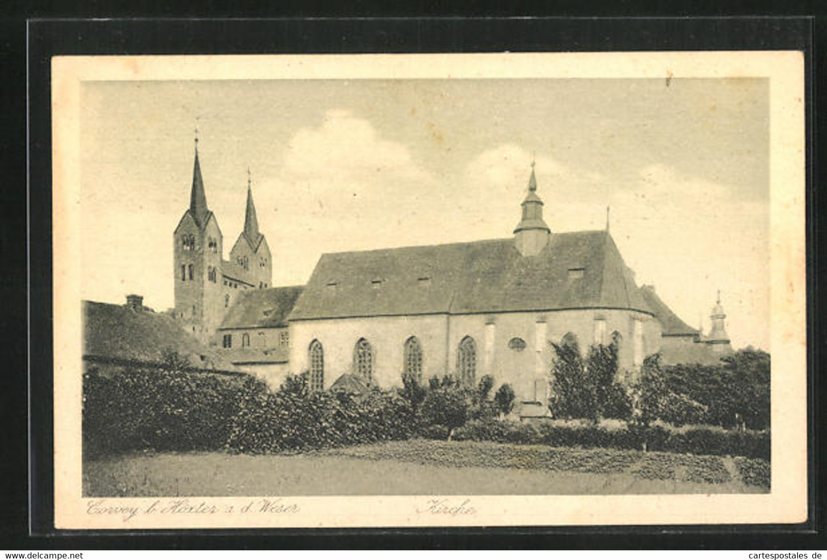 AK Corvey B. Höxter, Ansicht Der Kirche - Hoexter