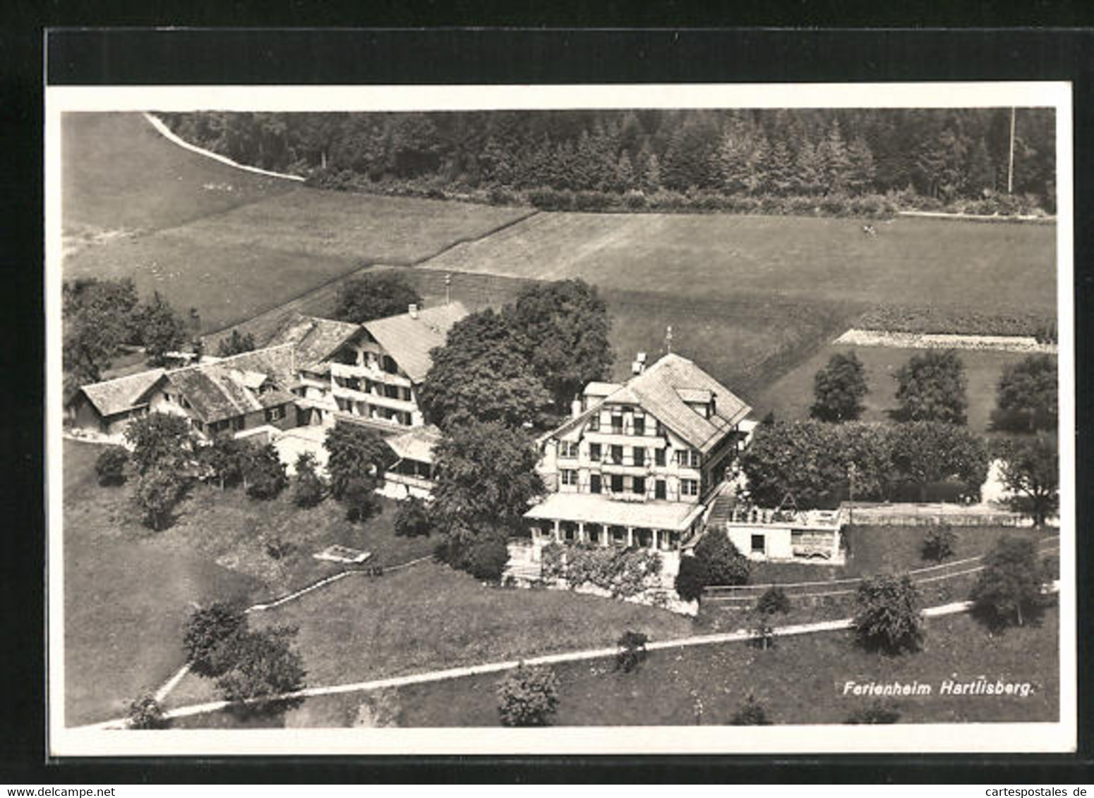 AK Steffisburg, Hartlisberg, Fliegeraufnahme Vom Ferienheim - Steffisburg