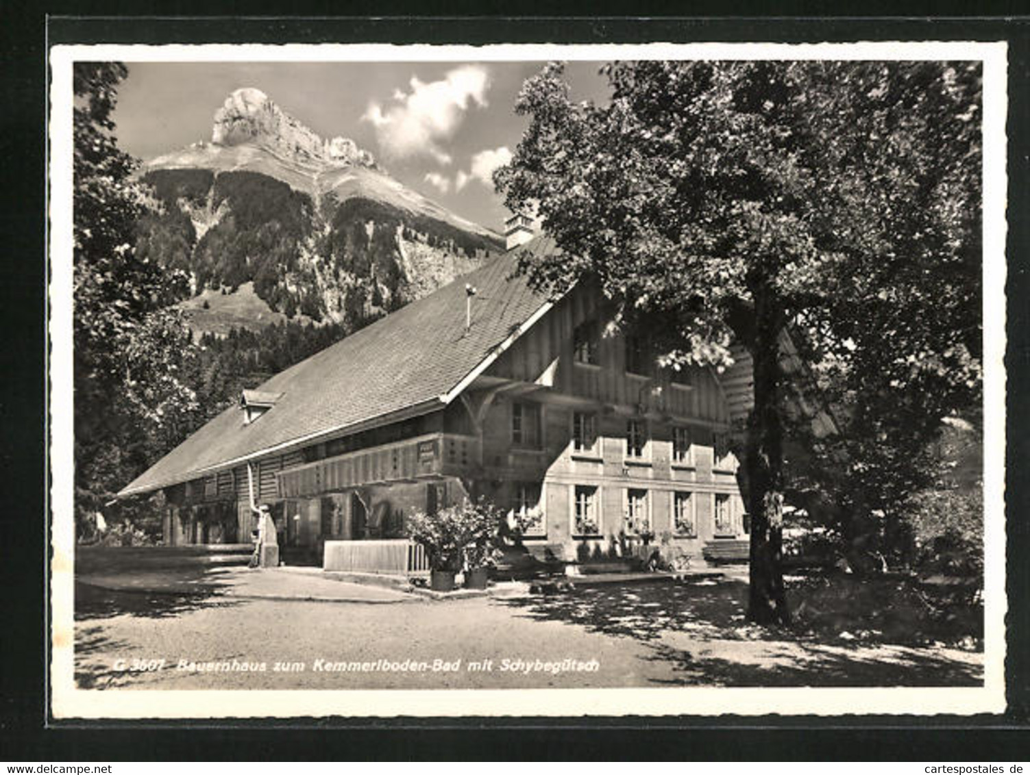 AK Schangnau-Kemmeriboden, Gasthaus Zum Kemmeriboden-Bad - Schangnau