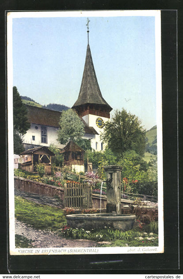 AK Erlenbach /Simmenthal, Kirche Im Grünen - Erlenbach Im Simmental