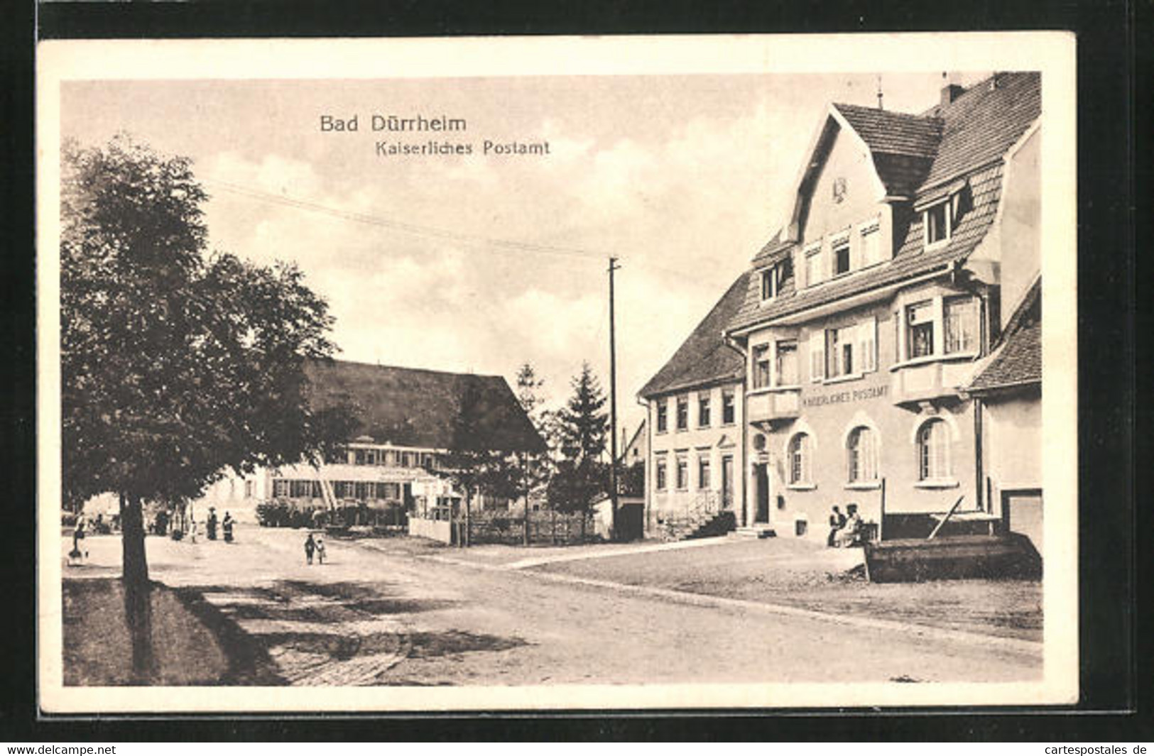 AK Bad Dürrheim, Kaiserliches Postamt Und Gasthaus - Bad Duerrheim