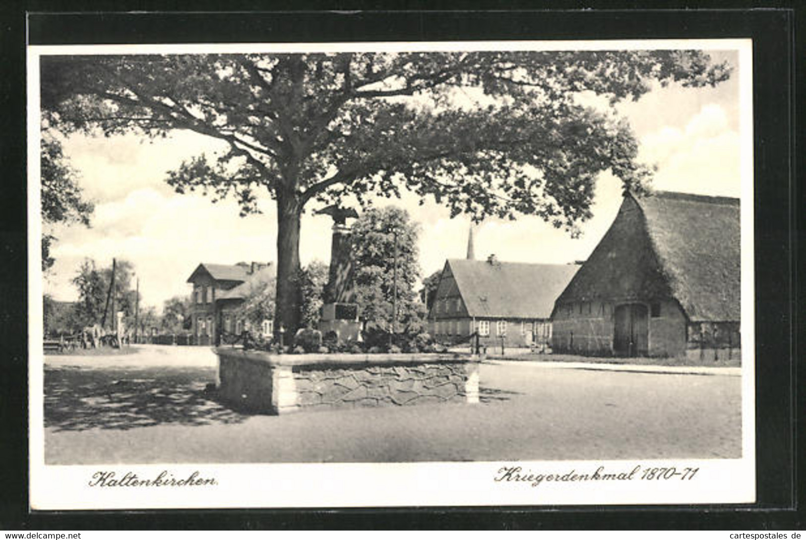 AK Kaltenkirchen, Kriegerdenkmal 1870-71 - Kaltenkirchen