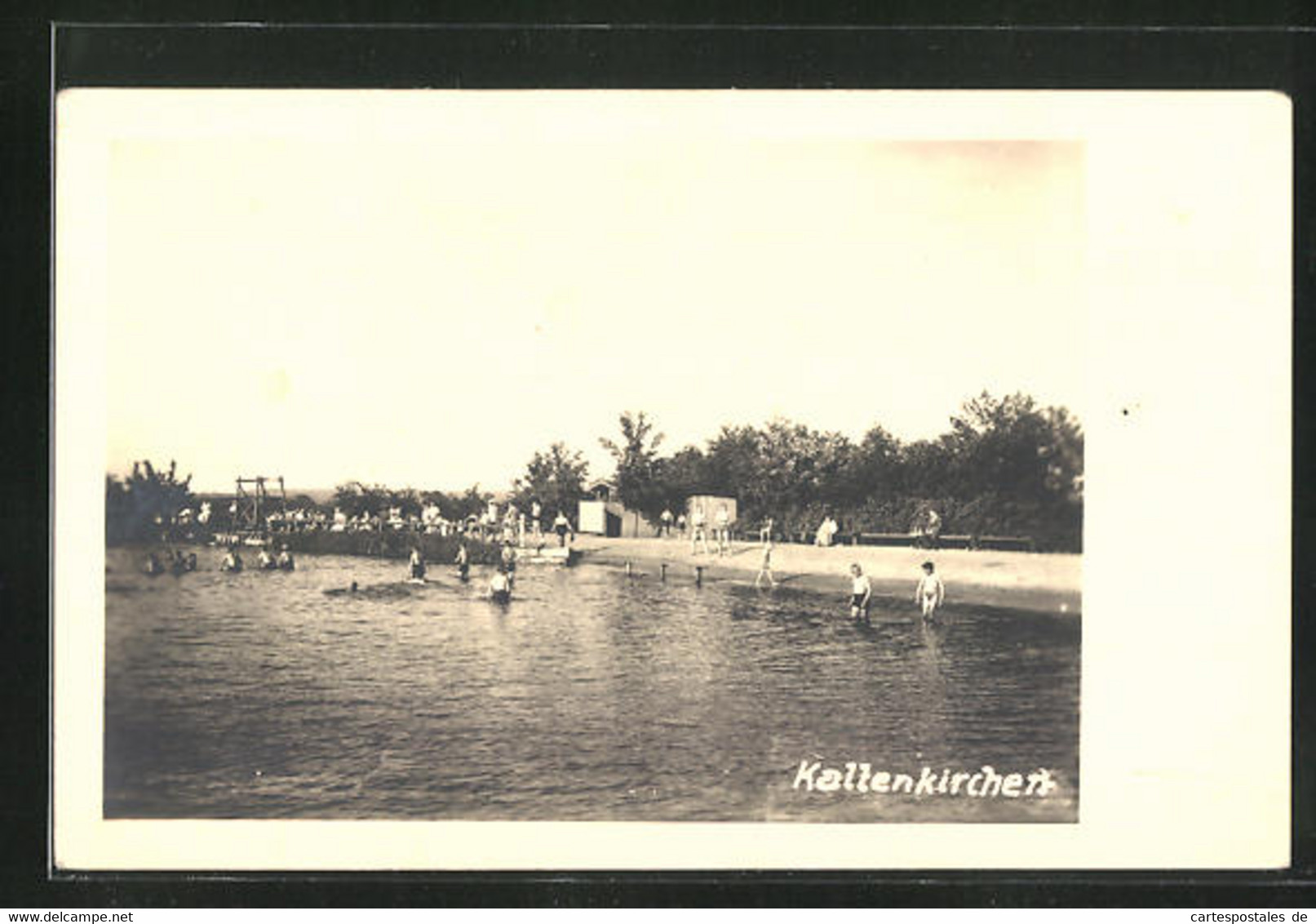 Foto-AK Kaltenkirchen, Schwimmbad Mit Badegästen - Kaltenkirchen