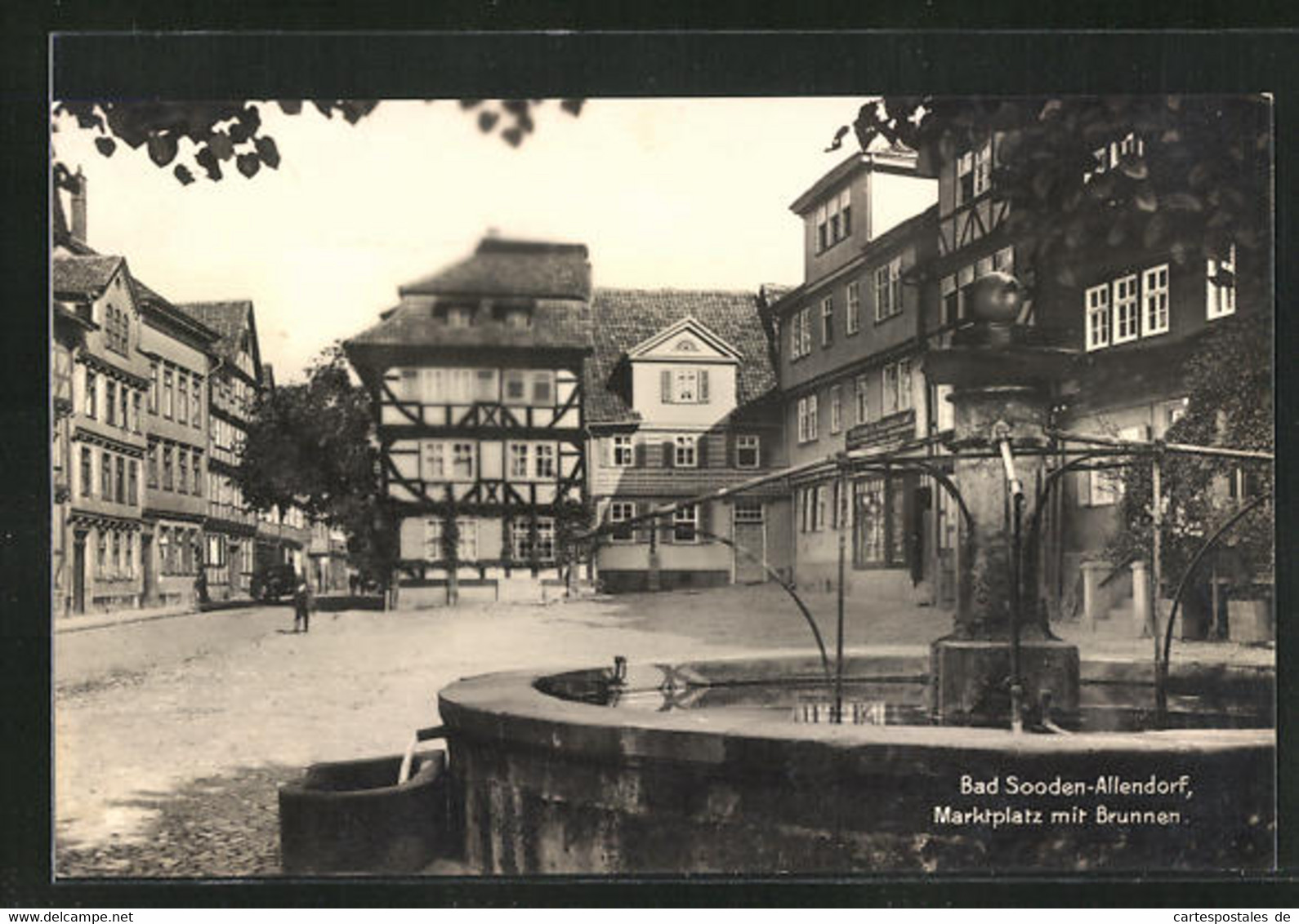 AK Bad Sooden-Allendorf, Marktplatz Mit Brunnen - Bad Sooden-Allendorf