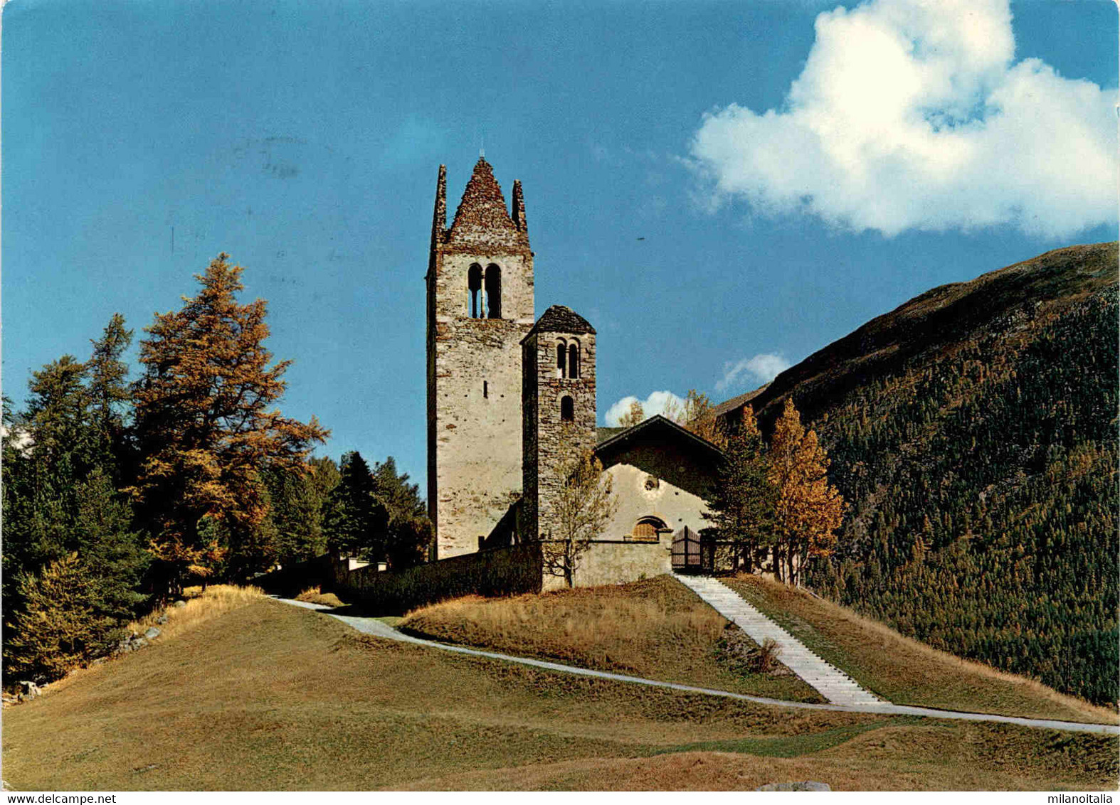 Kirche San Gian, Celerina (1/80) * 4. 6. 1984 - Celerina/Schlarigna