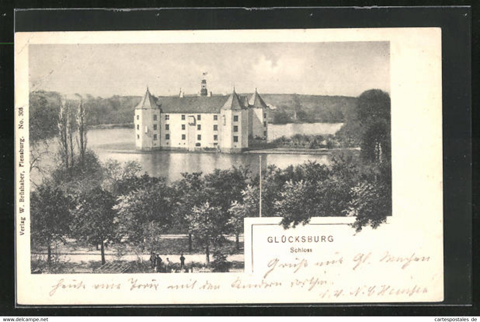 AK Glücksburg, Schloss Glücksburg Aus Der Vogelschau - Gluecksburg