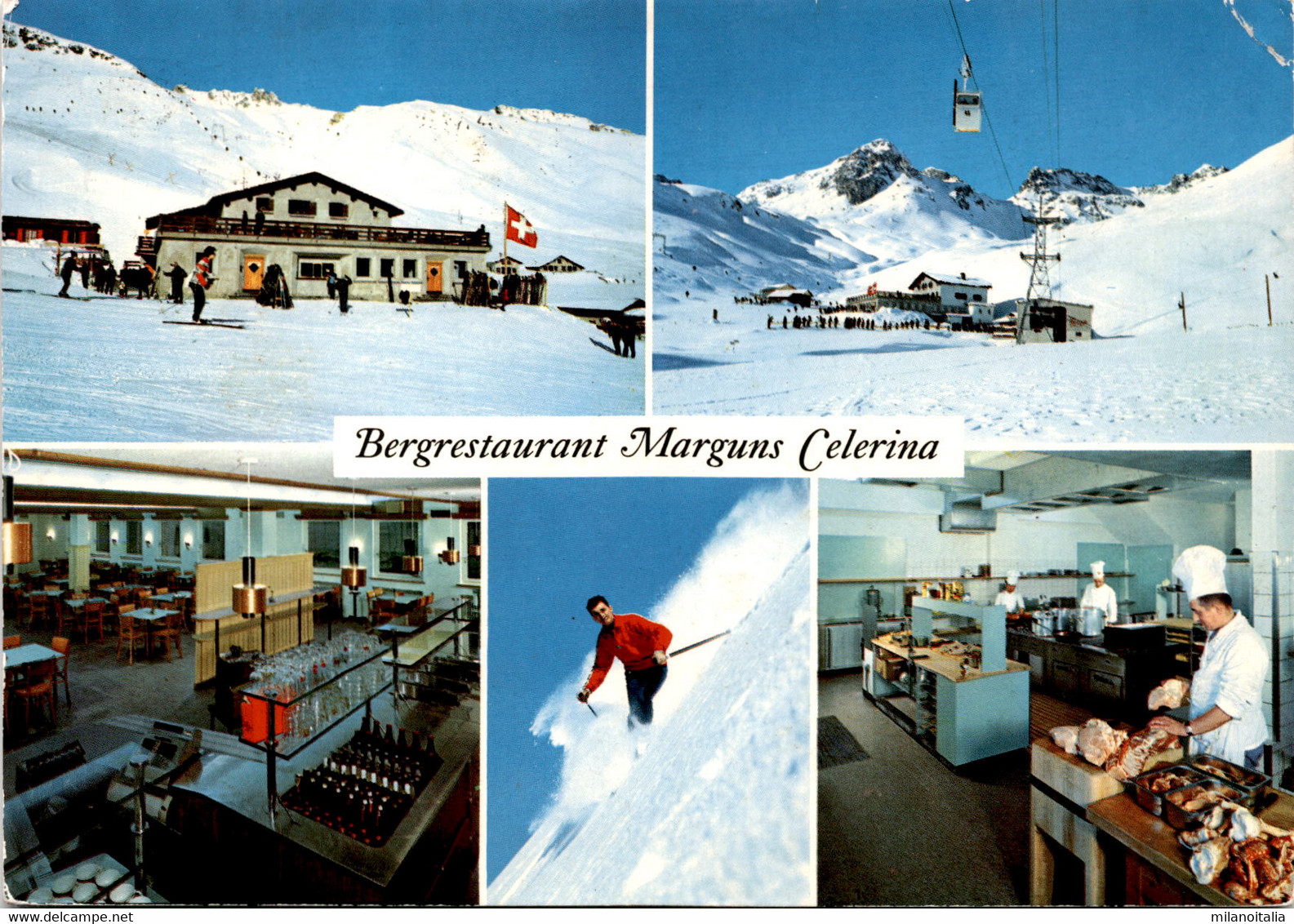 Bergrestaurant Marguns Celerina - 5 Bilder (1/50) * 20. 12. 1972 - Celerina/Schlarigna