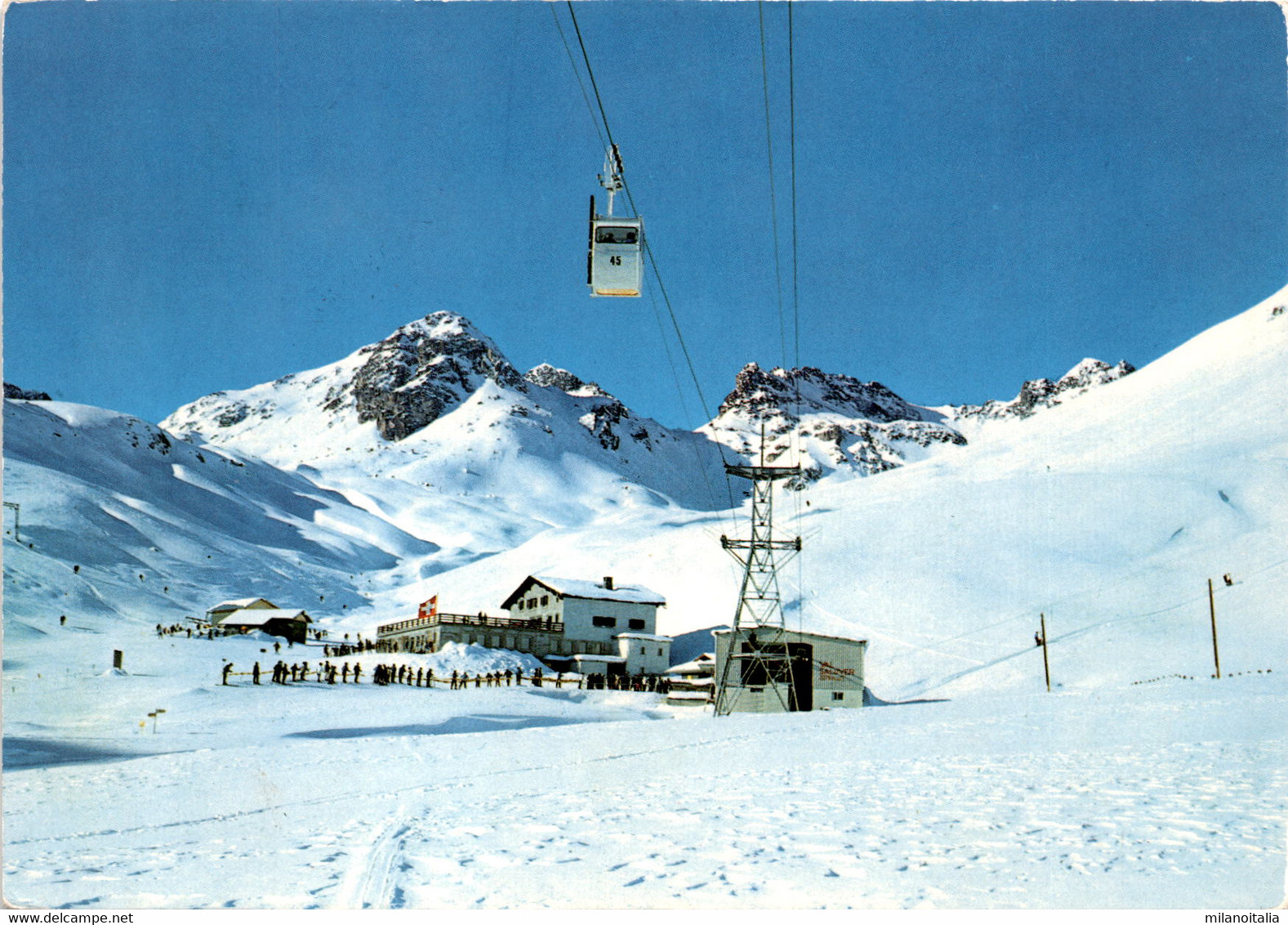 Bergstation Und Bergrestaurant Marguns Celerina (1/49) * 6. 2. 1970 - Celerina/Schlarigna