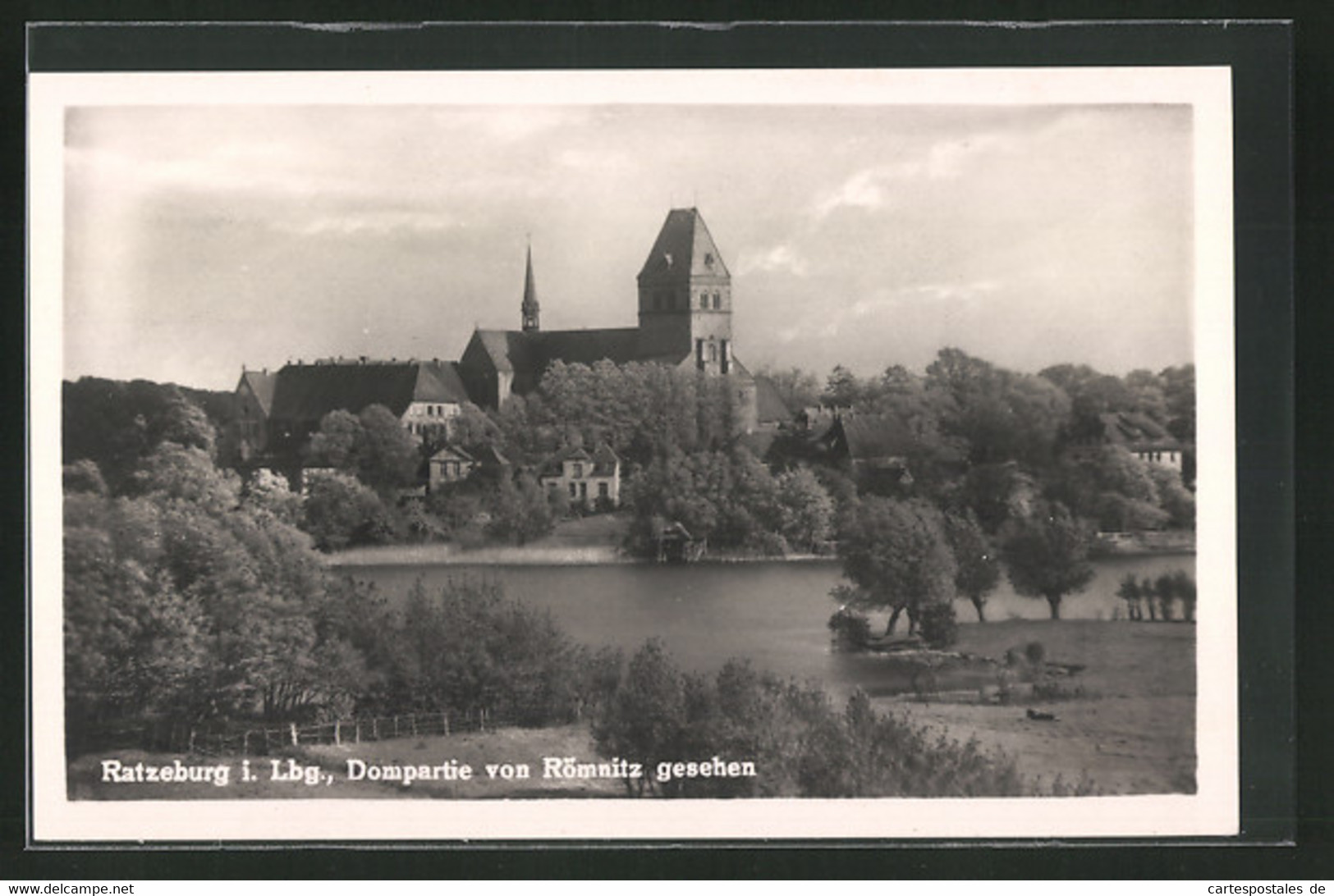 AK Ratzeburg I. Lbg., Dompartie Von Römnitz Gesehen - Ratzeburg