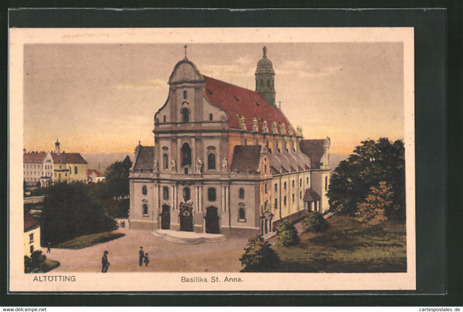 AK Altötting, An Der Basilika St. Anna - Altoetting