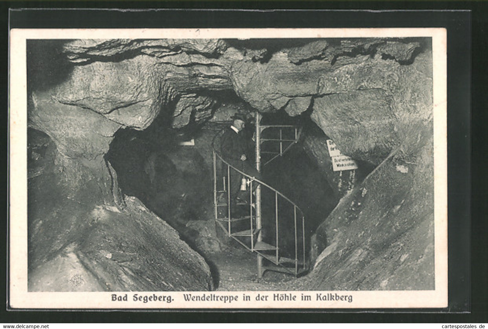 AK Bad Segeberg, Wendeltreppe In Der Höhle Im Kalkberg - Bad Segeberg