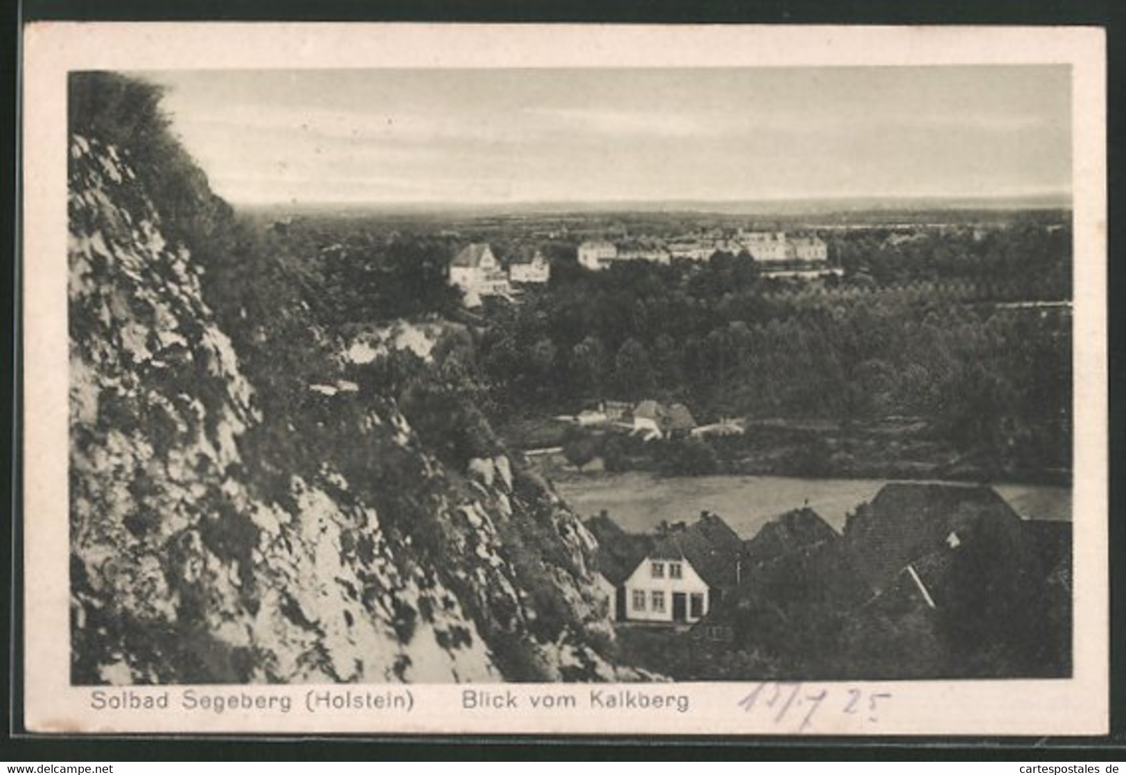 AK Segeberg, Blick Vom Kalberg Auf Den Ort - Bad Segeberg