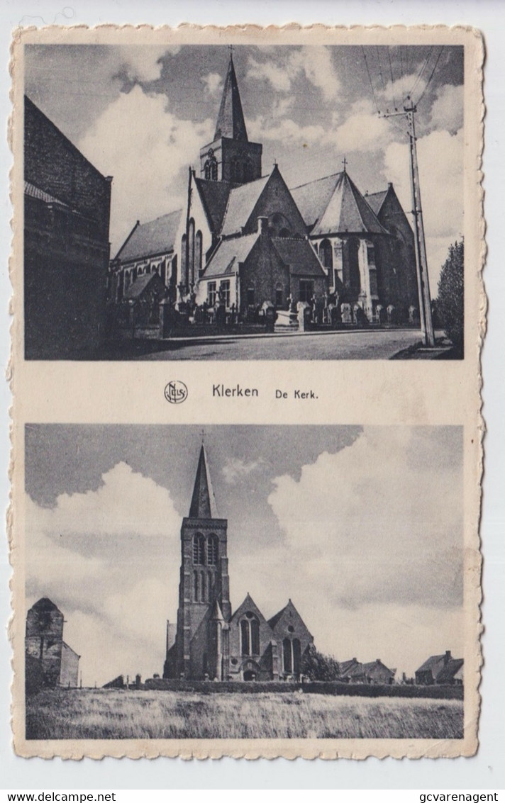 KLERKEN DE KERK  2 ZICHTJES - Houthulst