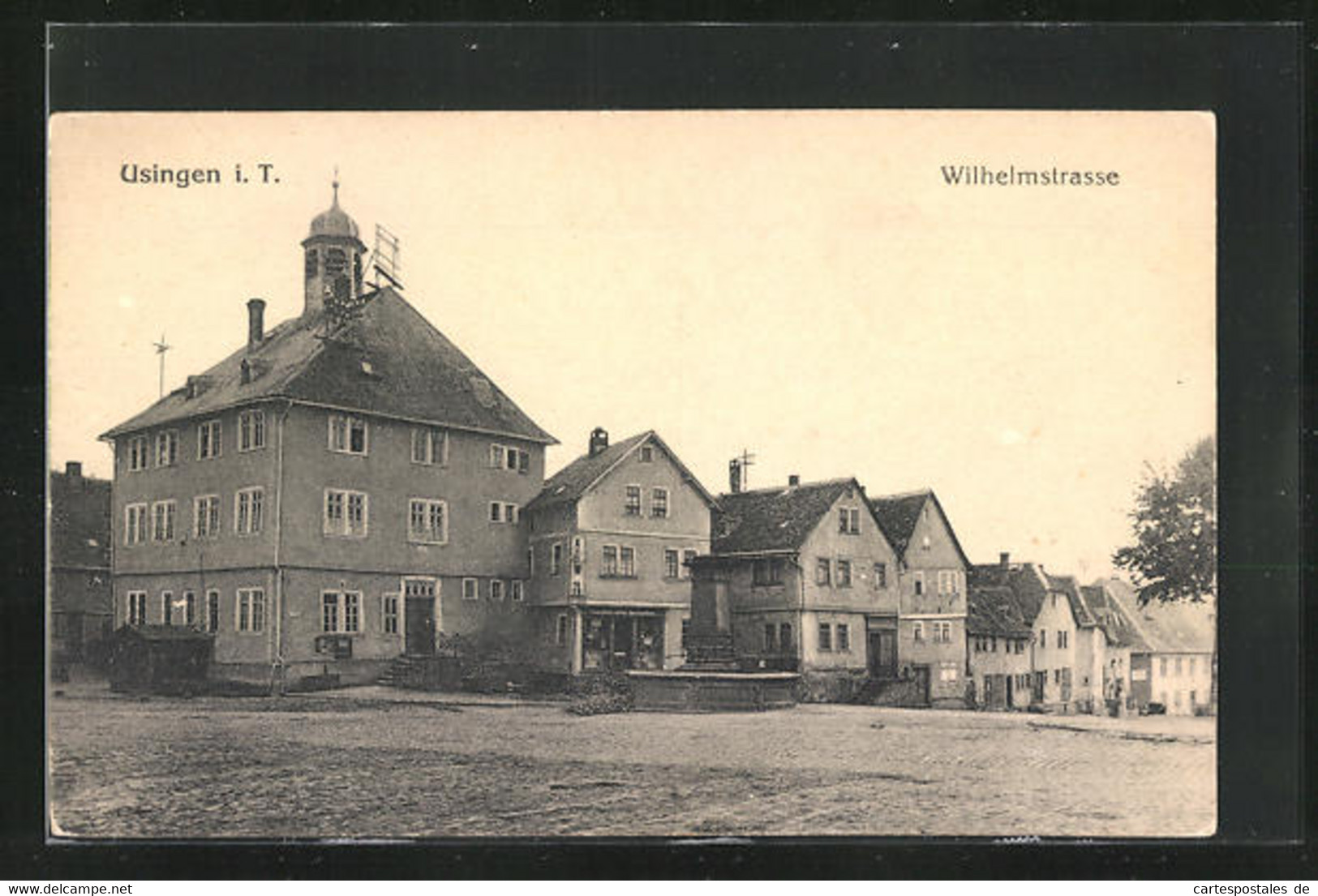 AK Usingen I. T., Wilhelmstrasse - Usingen