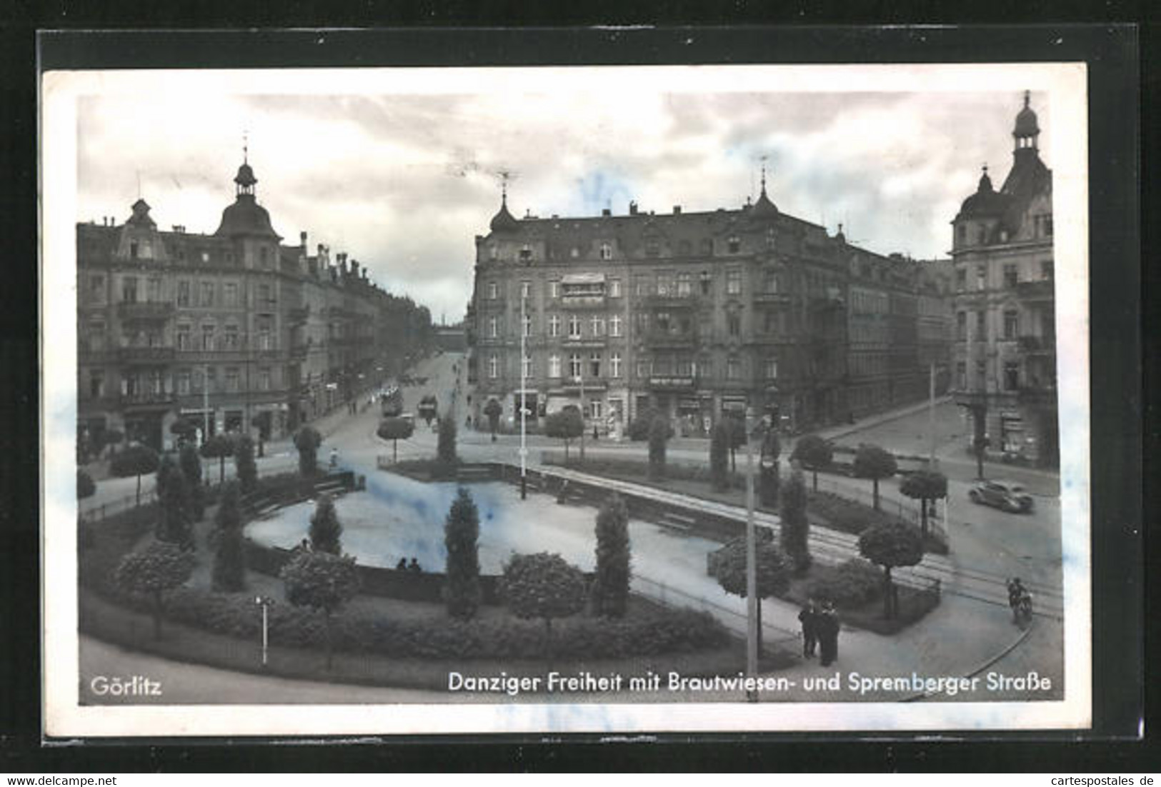 AK Görlitz, Danziger Freiheit Mit Brautwiesen- Und Spremberger Strasse - Goerlitz