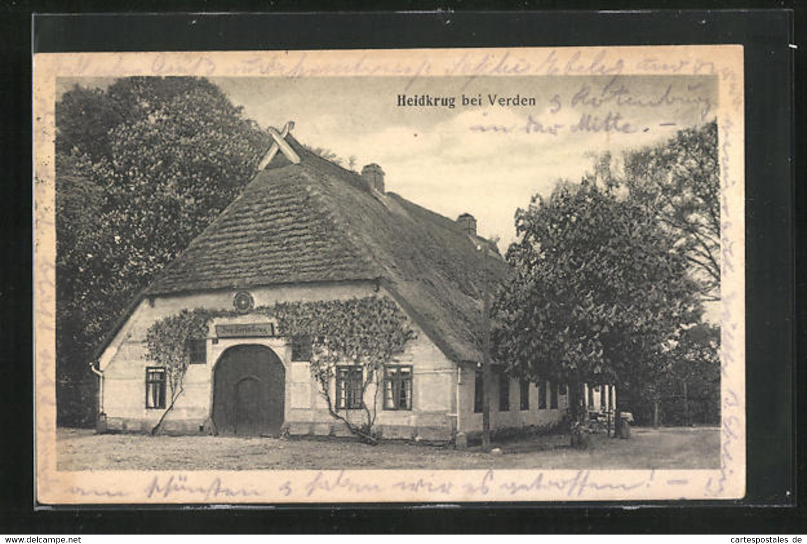 AK Verden, Gasthaus Heidekrug - Verden