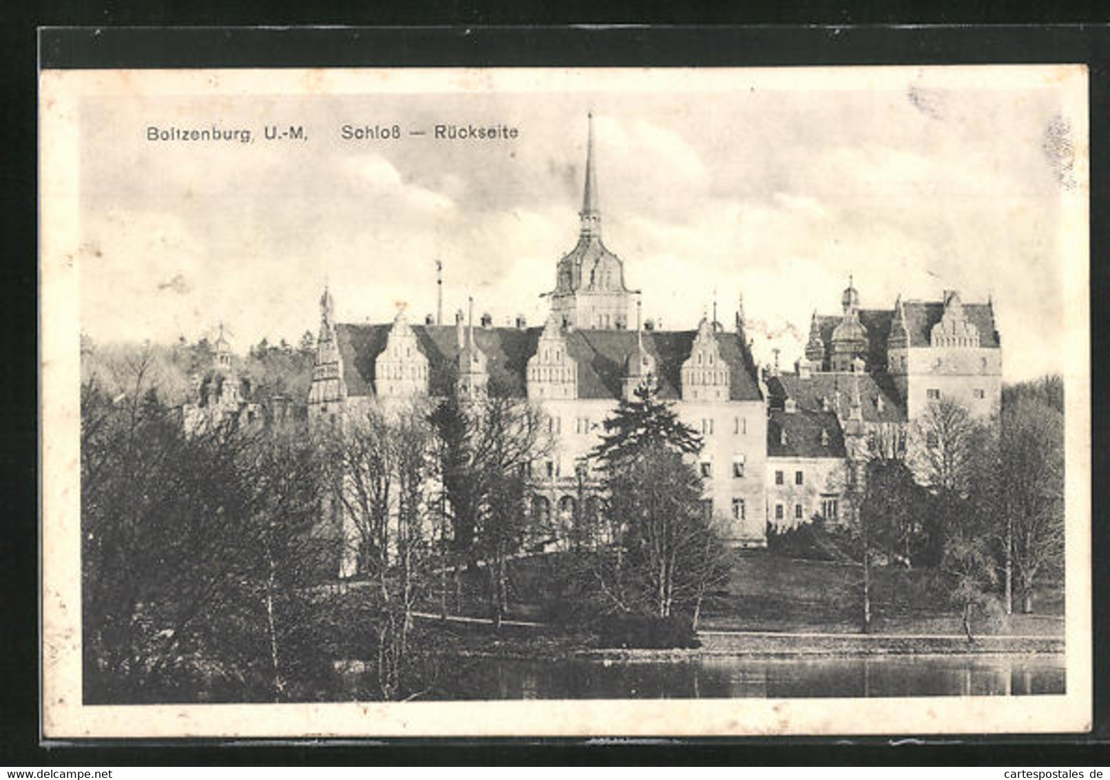 AK Boitzenburg U.-M., Das Schloss Von Der Rückseite - Boitzenburg