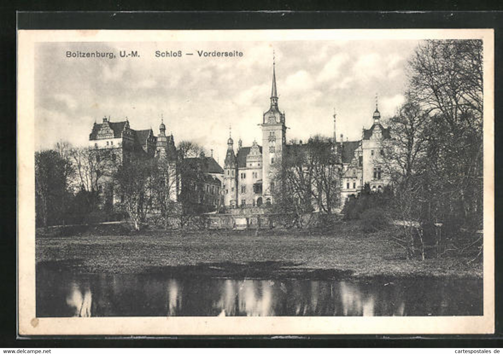 AK Boitzenburg U.-M., Das Schloss Von Der Vorderseite - Boitzenburg