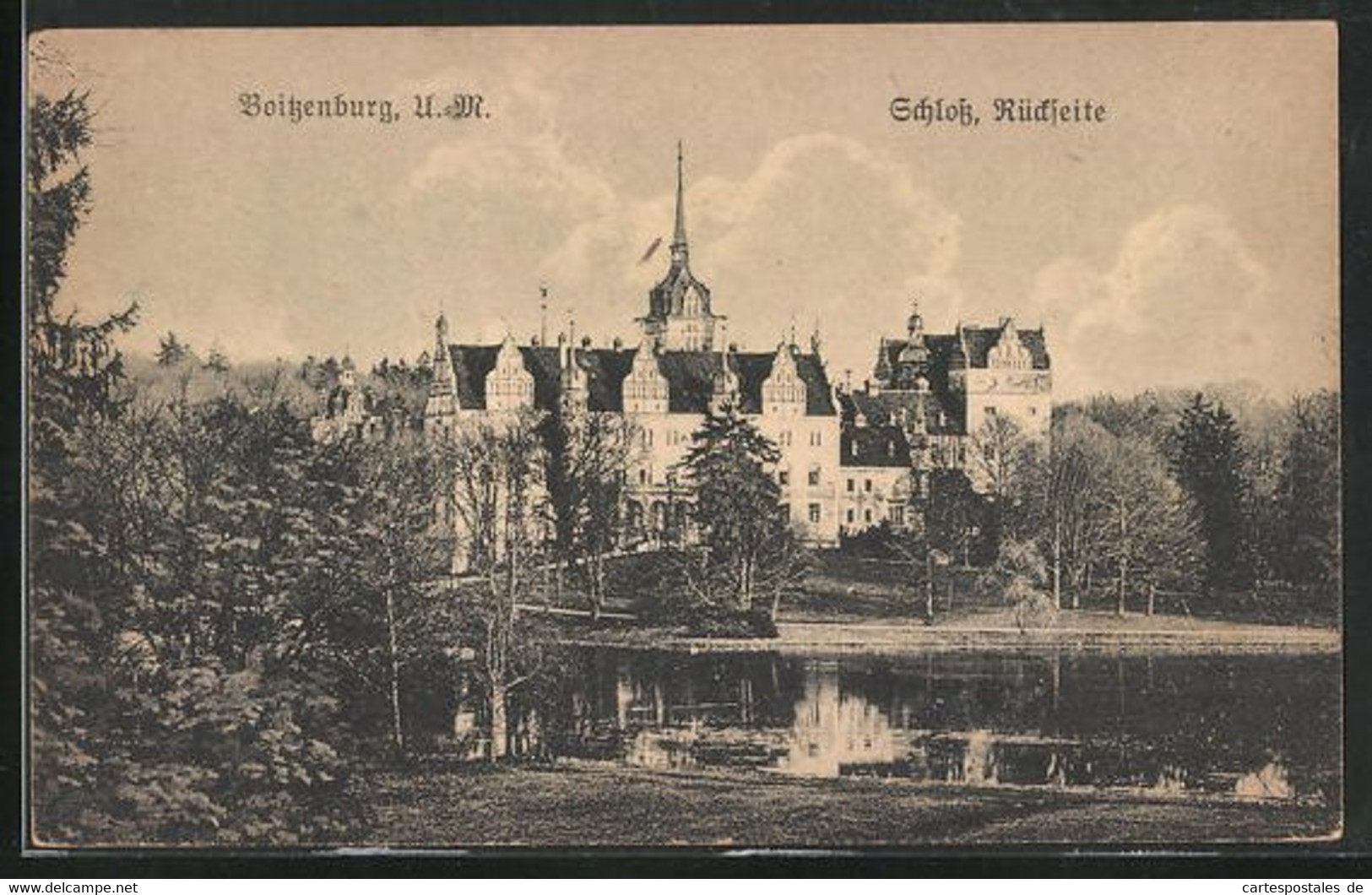 AK Boitzenburg, Blick Zum Schloss, Rückseite - Boitzenburg