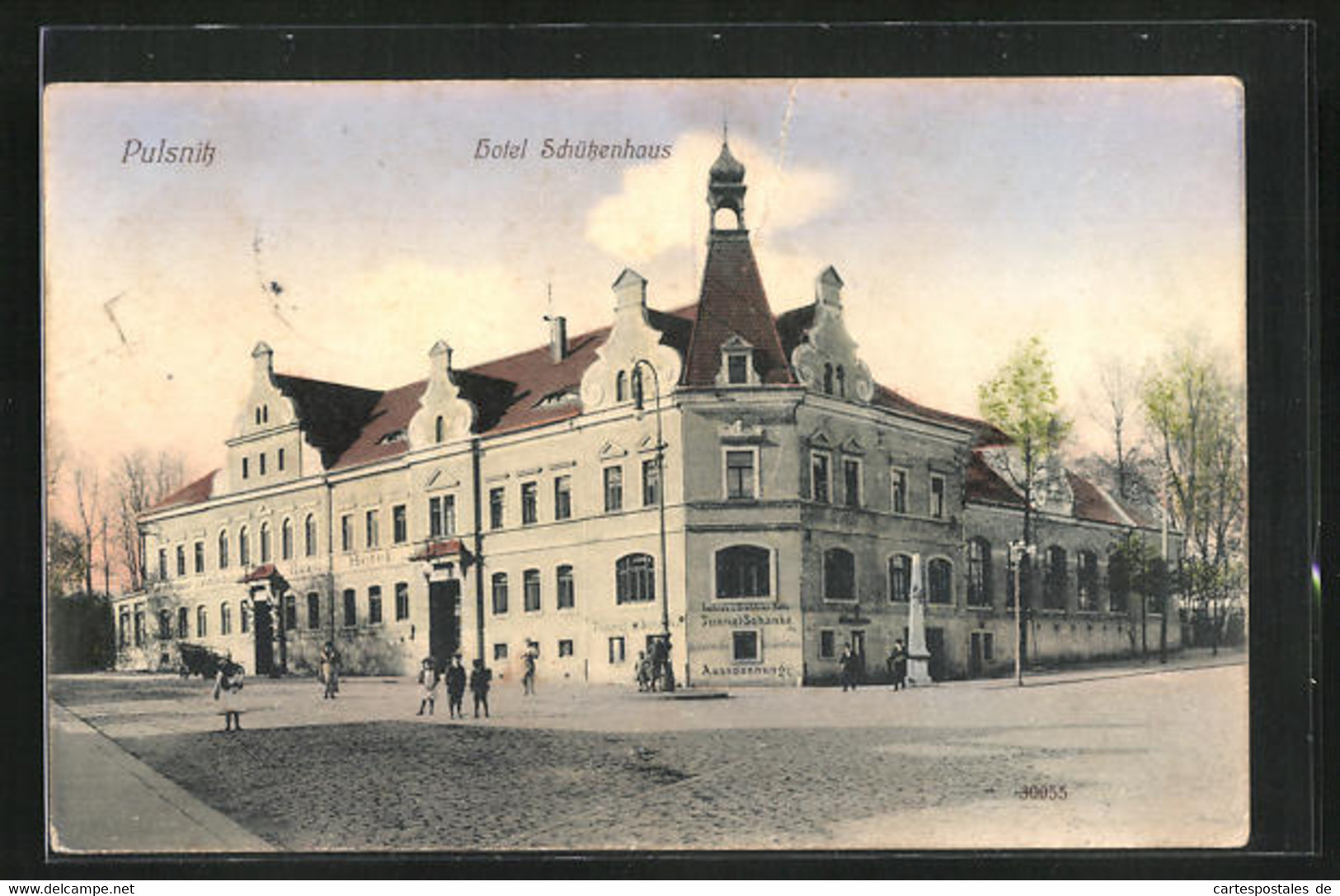 AK Pulsnitz, Hotel Schützenhaus Mit Tunnel-Schänke & Ausspannung - Pulsnitz