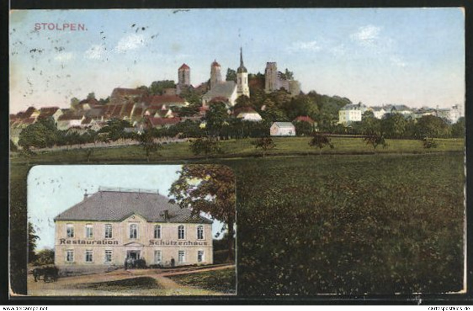 AK Stolpen /Sachsen, Restaurant Schützenhaus - Stolpen