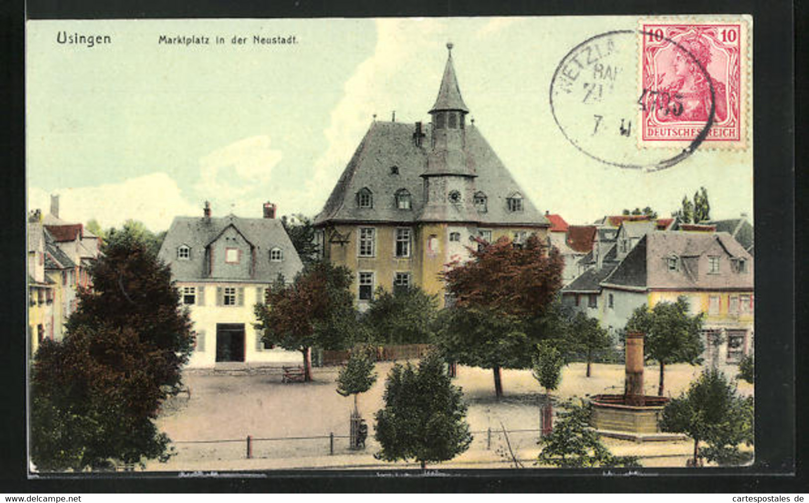 AK Usingen / Taunus, Marktplatz In Der Neustadt - Usingen