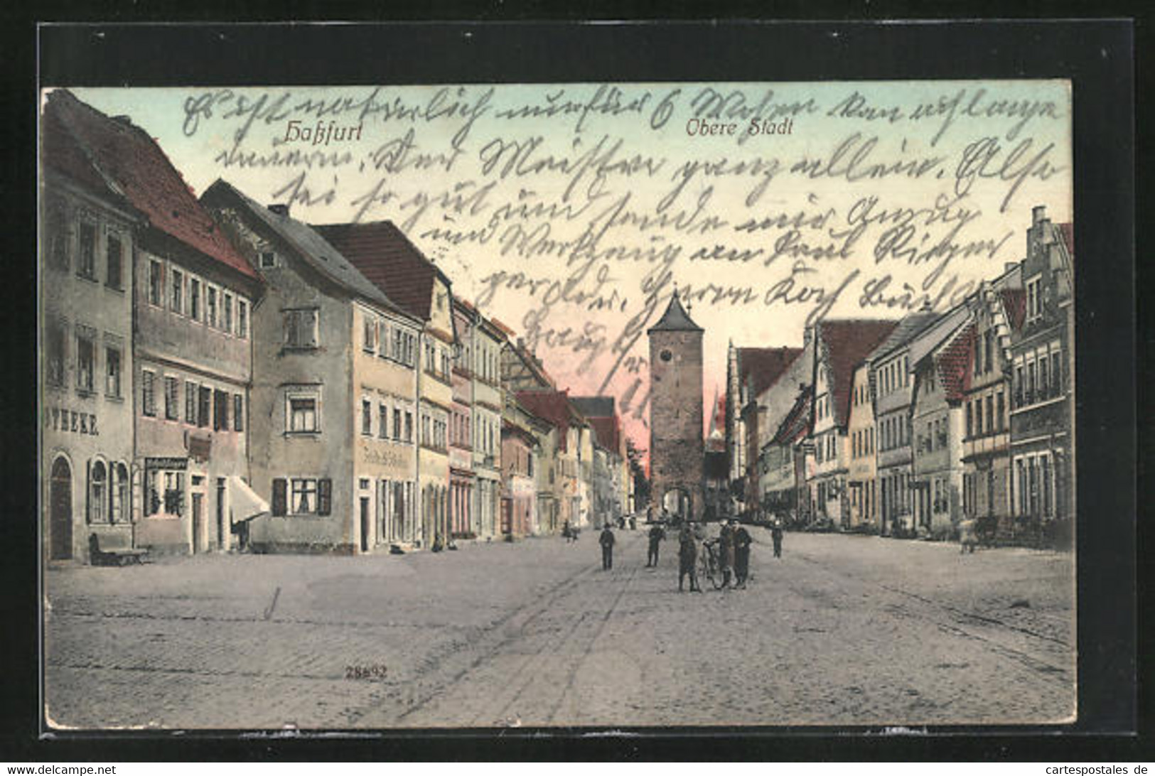 AK Hassfurt, Obere Stadt Mit Stadttor - Hassfurt