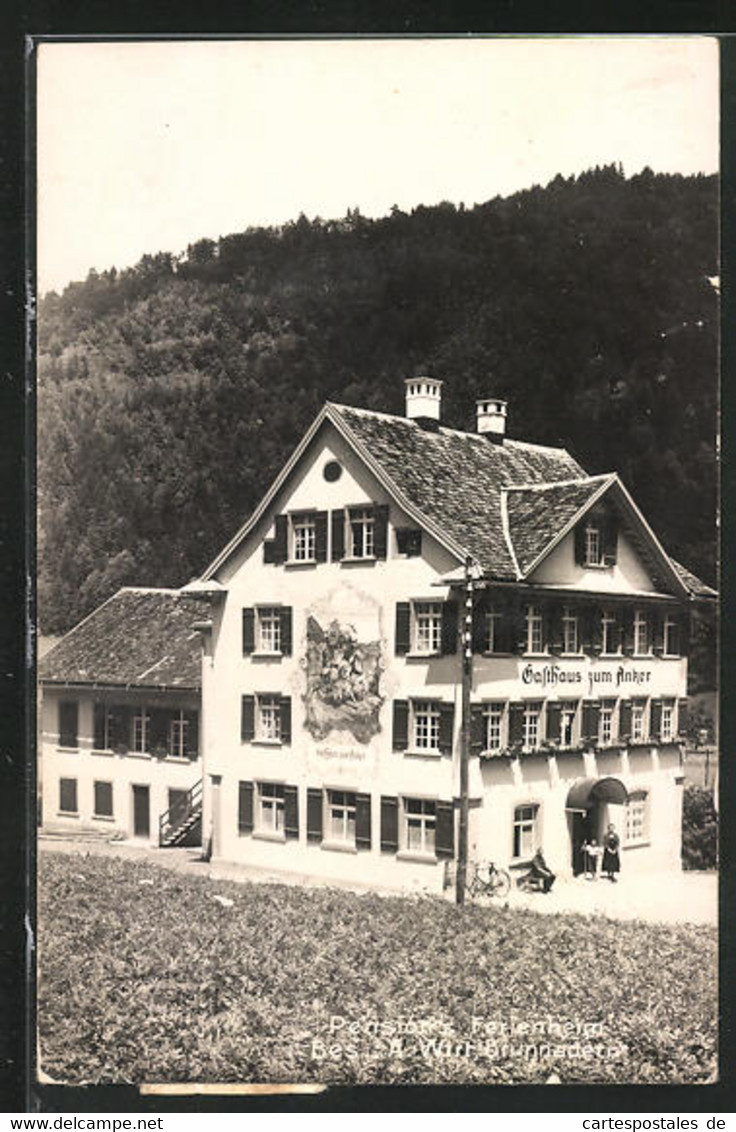 AK Brunnadern, Pension-Ferienheim A. Wirt - Brunnadern